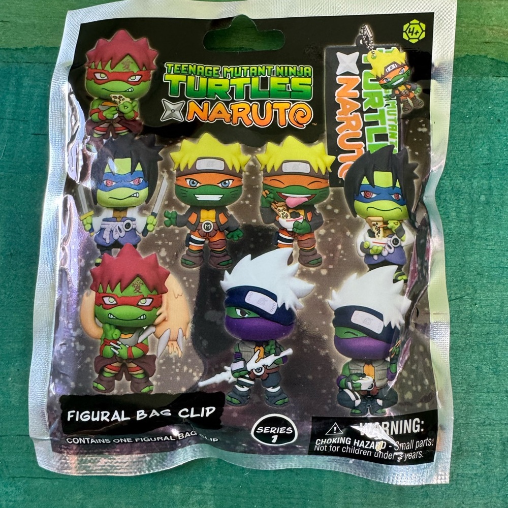 TMNT x Naruto Figural Bag Clip